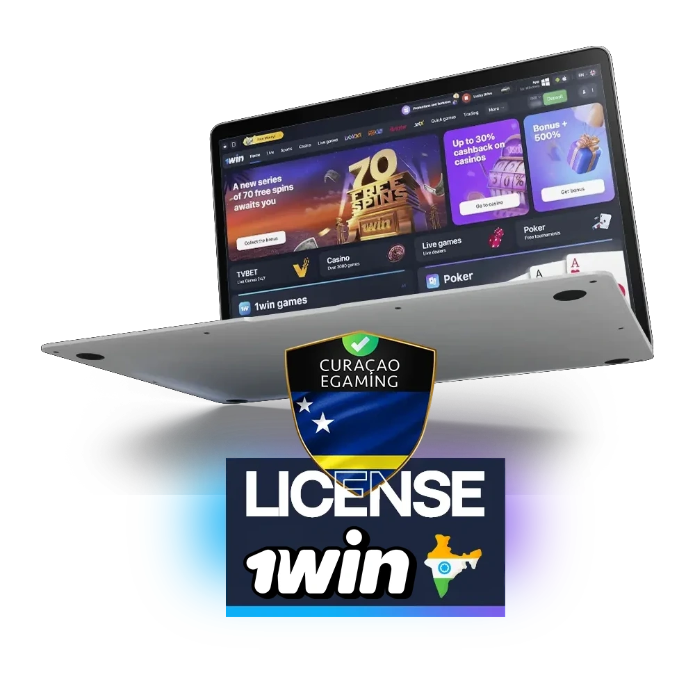 The 1win platform operates with an official license.