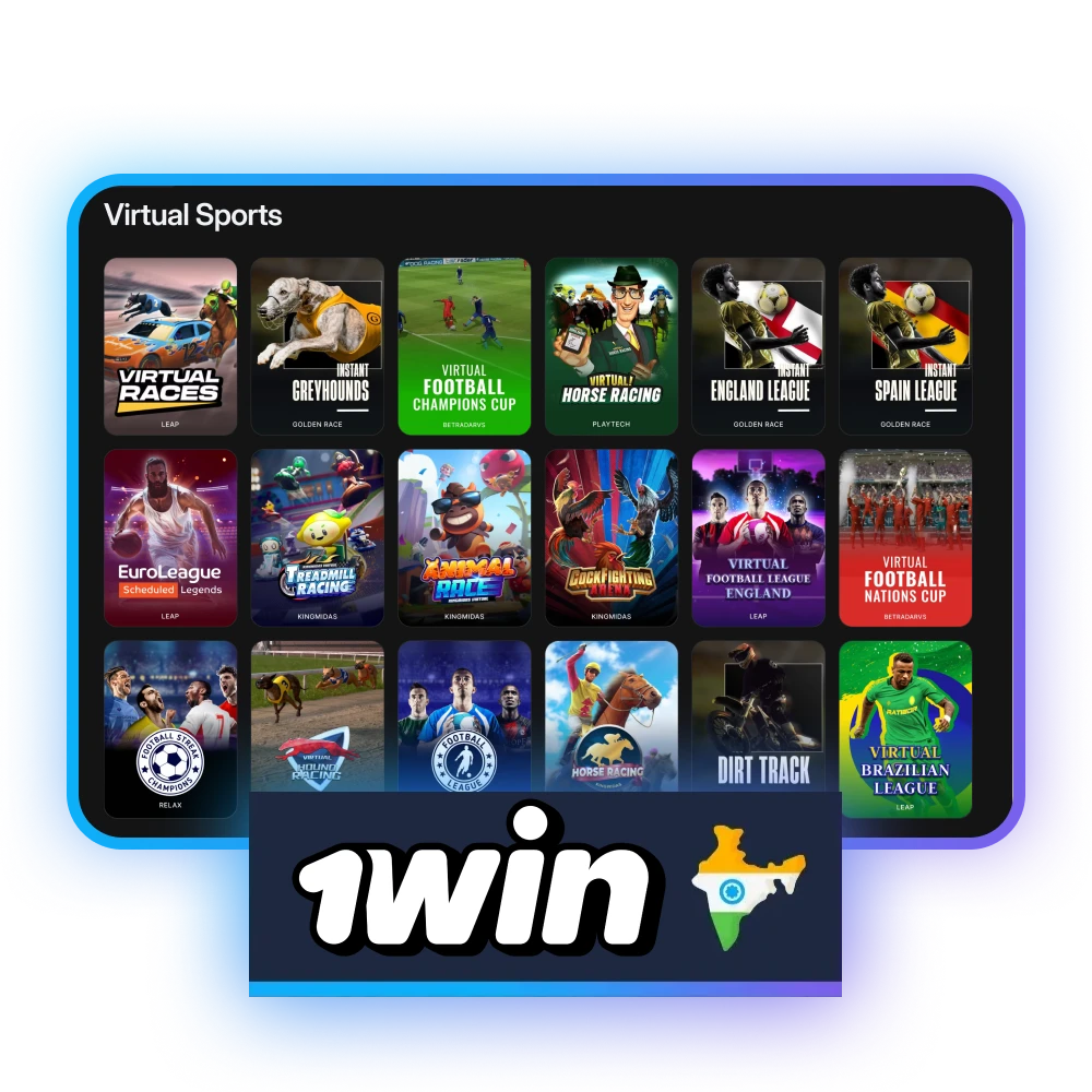 Place your bets on virtual sports anytime with 1win.