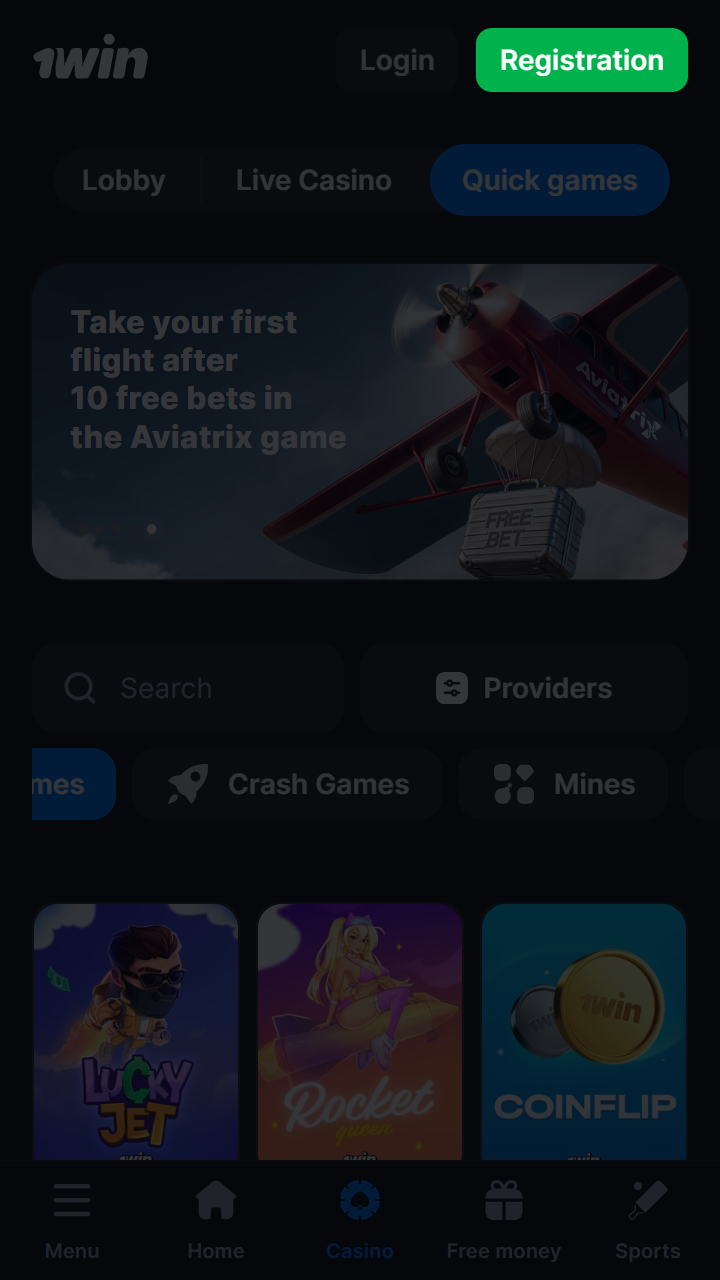 Create your account in 1win for betting on football.