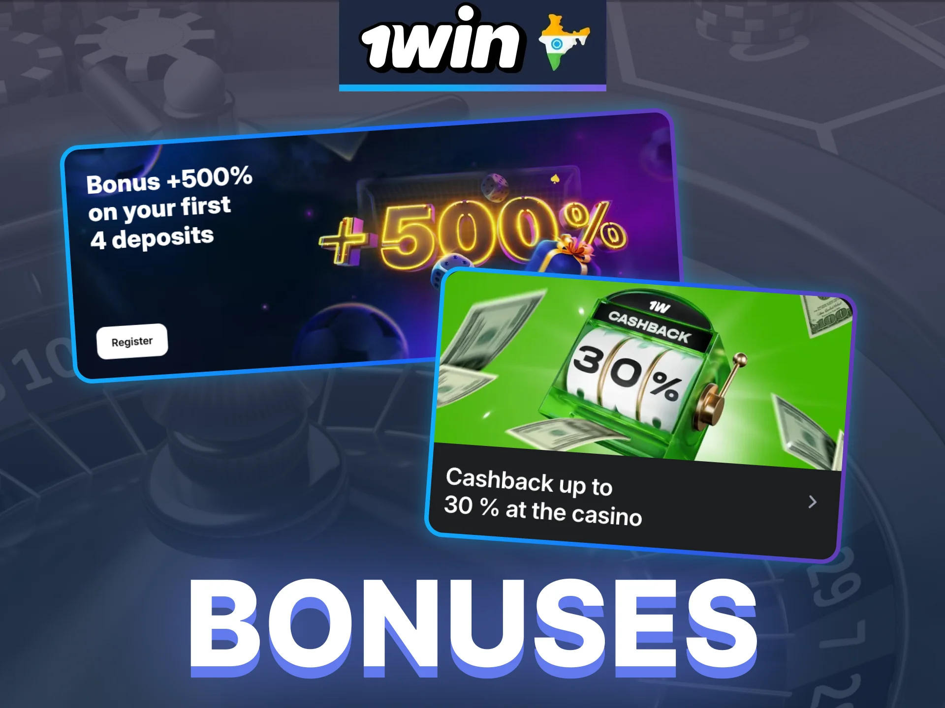 Make your game in Royal Mines profitable with the 1win bonus.