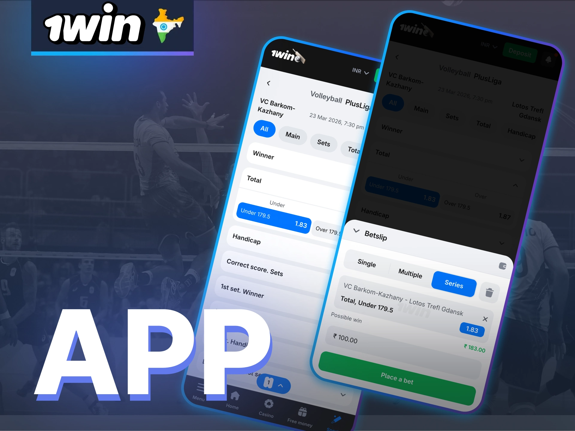 Place volleyball bets on 1Win app and enjoy fast access to markets with smooth mobile performance.